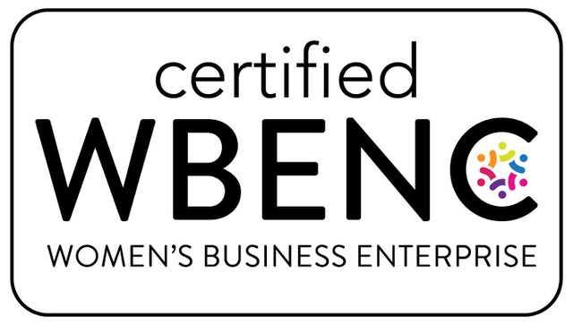 Certified WBENC logo indicating women's business enterprise certification.