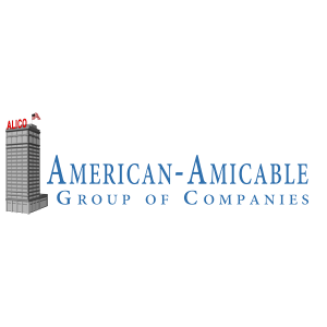 A logo for american-amicable group of companies.